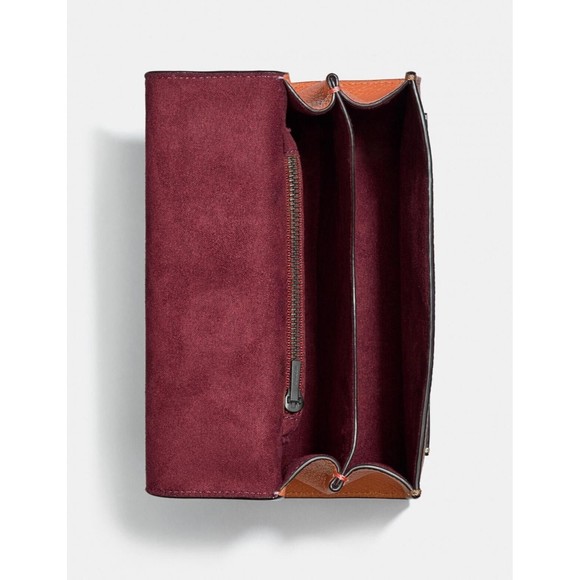 COACH TABBY 20 Top Handle Crossbody Vintage Pink Colorblock Leather 635 NWT $395 - Picture 12 of 12